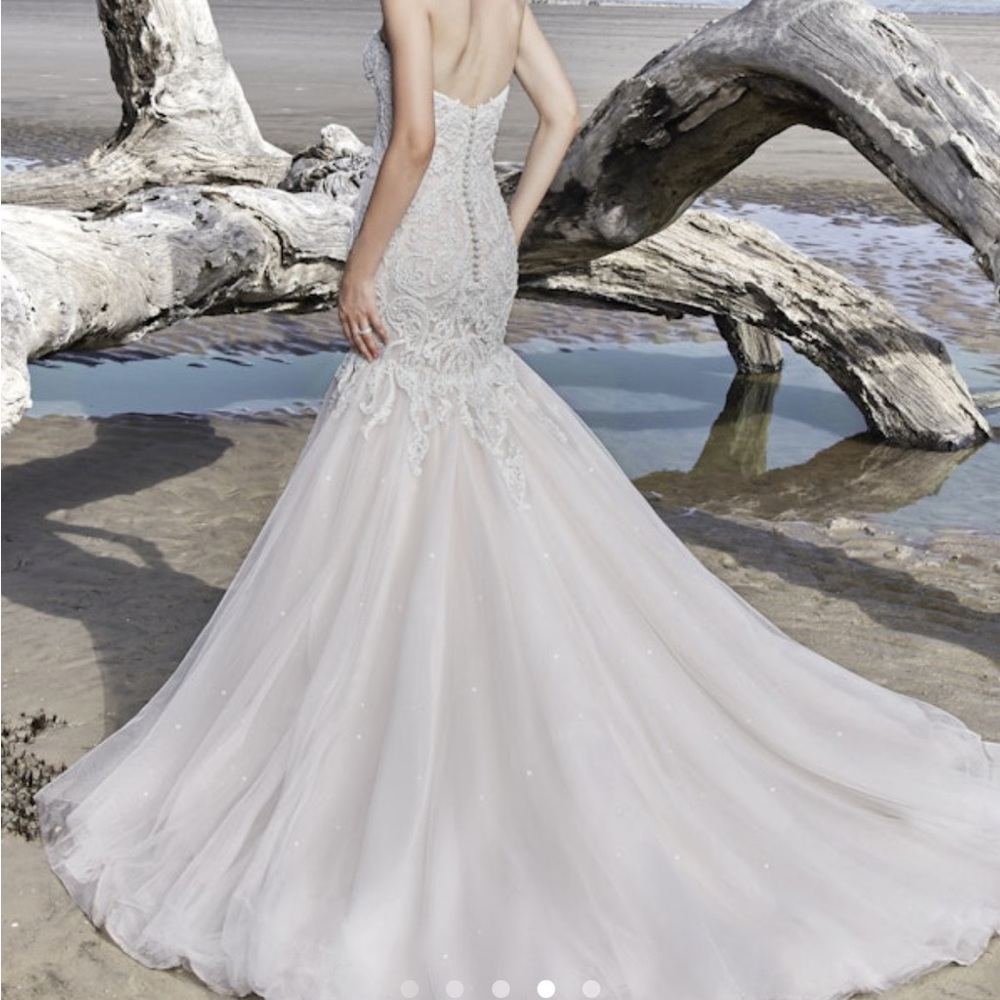Beaded Lace Mermaid Wedding Dress By Sottero and Midgley (Maggie Sottero)
